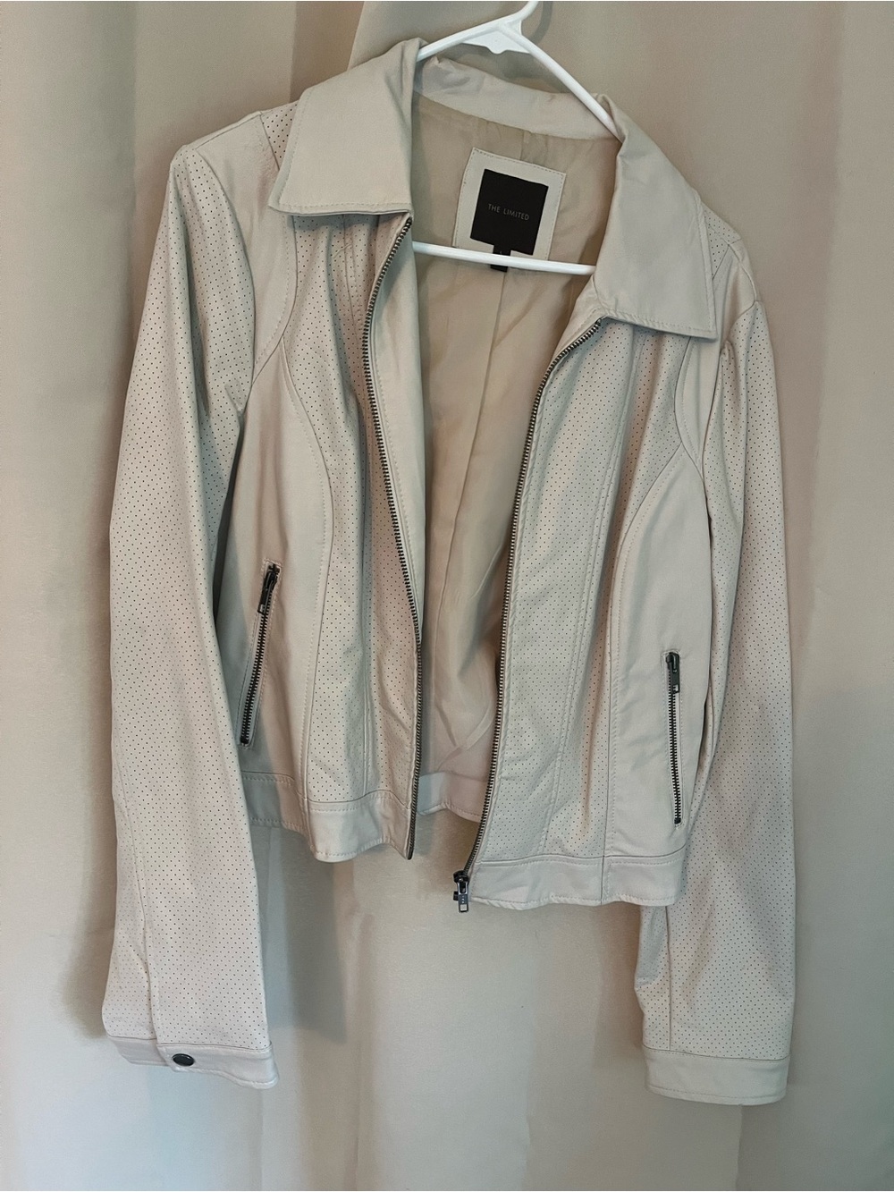 The Limited Faux Leather Jacket size L
